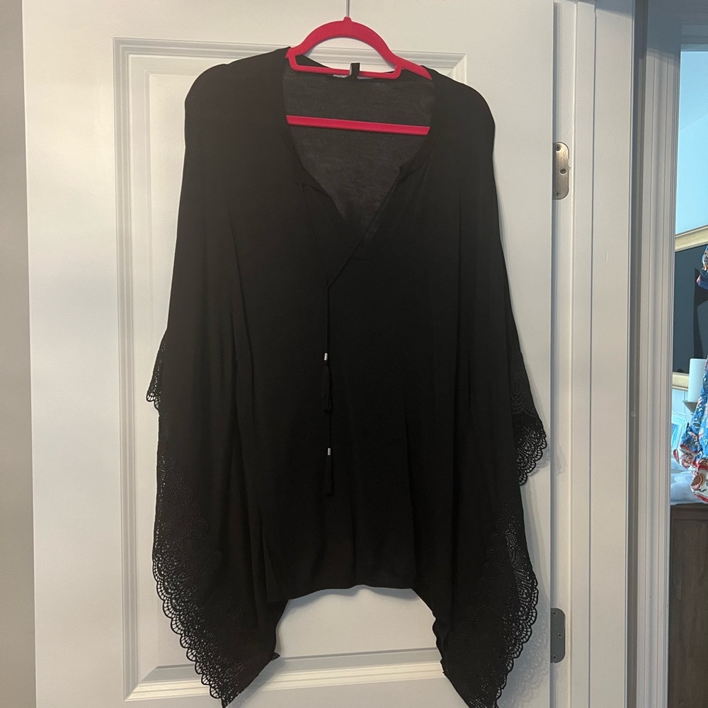 White House black market light weight poncho